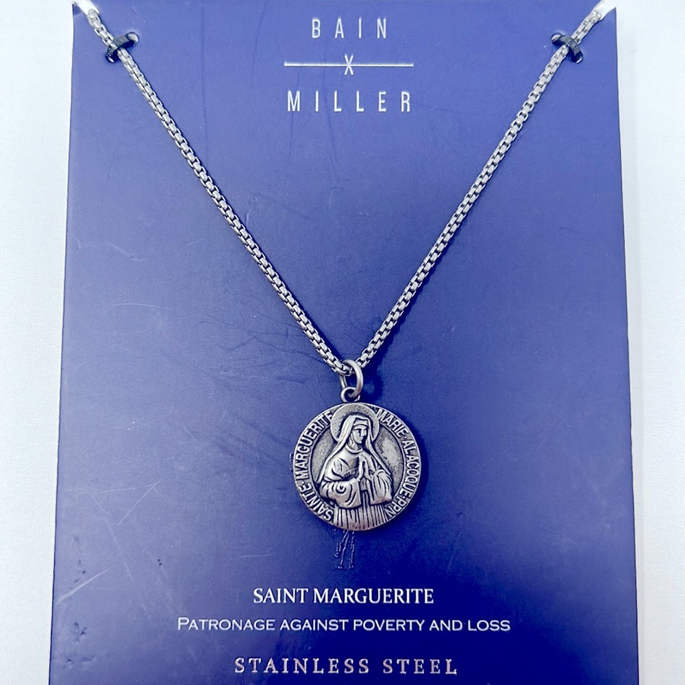 Bain X Miller Saint Marguerite Patronage Against Poverty & Loss Necklace